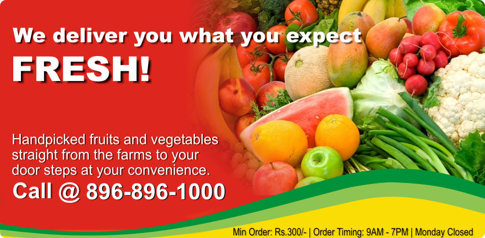 Best fruits and vegetable in Chandigarh, Panchkula, Mohali and Ludhiana